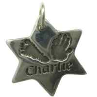 Large Hand and Foot Print Jewellery Charm